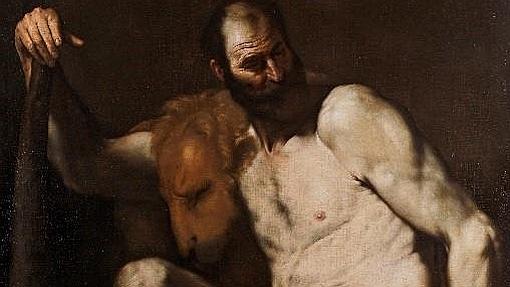 «Hércules», de José de Ribera. Detalle