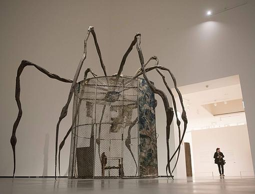 «Araña», Celda de Louise Bourgeois de 1997, expuesta en el Guggenheim de Bilbao