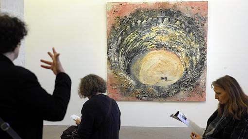 Uno de los cuadros taurinos de Barceló cuelga en el Museo Picasso de París