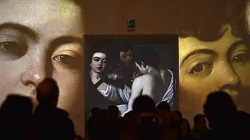 Una de las proyecciones de la muestra