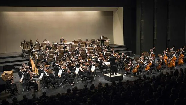 La Sinfónica durante un concierto