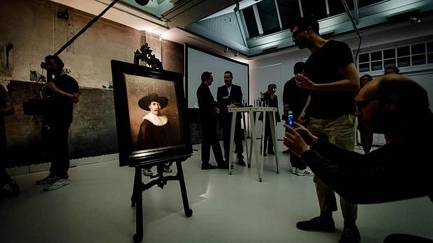 «El próximo Rembrandt», en la Galería Looiersgracht60 en Amsterdam