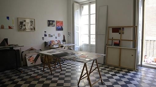 Detalle del taller de Ángela Cuadra