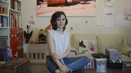 Cuadra en la zona de la casa que hace las veces de «nuevo salón»