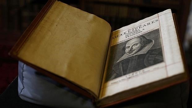 Un ejemplar del «First Folio» hallado recientemente