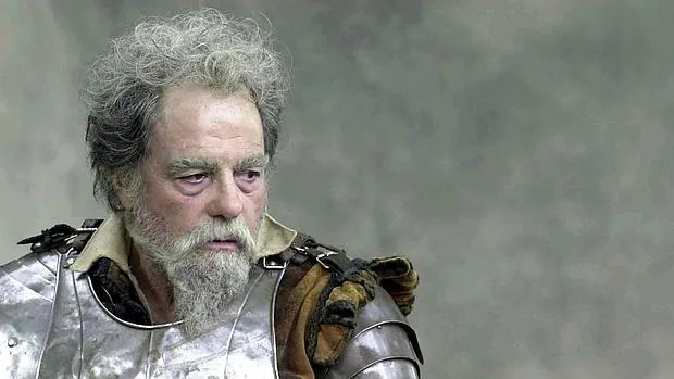 Juan Luis Galiardo como el caballero andante, en el segundo «Quijote» de Gutiérrez Aragón