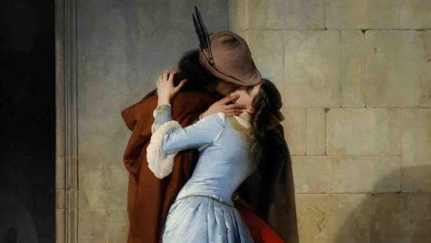 «El beso», de Francesco Hayez