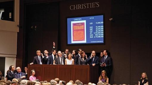 En 2012 su obra «Orange, Red, Yellow» se vendió por 86,9 millones de dólares, récord de Rothko