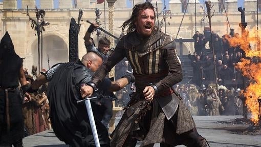 Michael Fassbender en la película «Assassin's Creed»