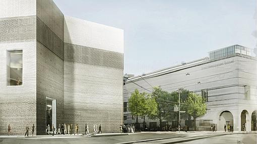 Recreación del nuevo Kunstmuseum de Basilea