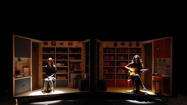 Una escena de «Animales nocturnos», de Juan Mayorga, que puede verse en el Teatro Fernán Gómez de Madrid