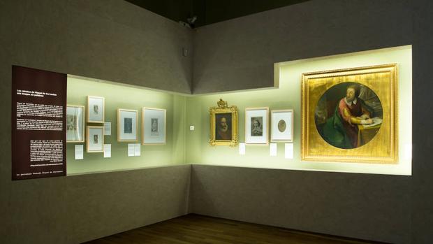 Una de las salas de la exposición «Miguel de Cervantes: de la vida al mito (1616-2016)