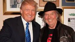 Donal Trump y Neil Young