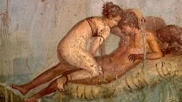 Los frescos de Pompeya demuestran la importancia del sexo en la época