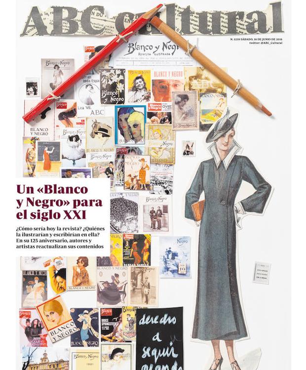 La portada de «ABC Cultural» de mañana, dedicado a «Blanco y Negro», obra de Carmen Calvo