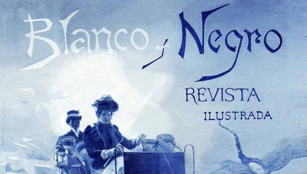 Detalle de la ilustración de Carlos Ángel Díaz Huertas para la portada de «Blanco y Negro»