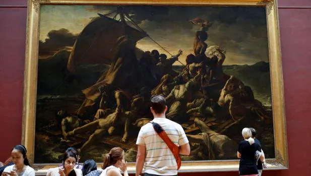 «La balsa de la Medusa» de Géricault, en el Museo del Louvre