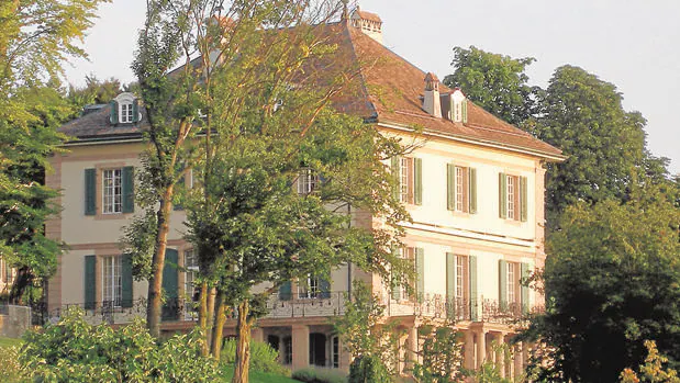 Villa Diodati en Suiza donde se alojaron Byron, el matrimonio Shelley y Polidori