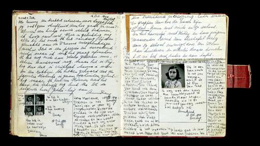 Páginas del diario de Anne Frank