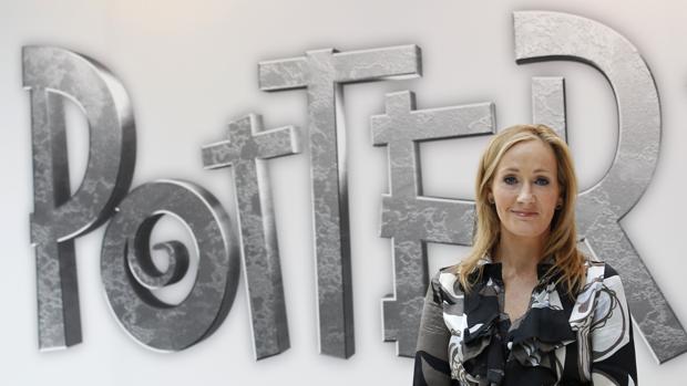 J. K. Rowling en la presentación de la web Pottermore en Londres