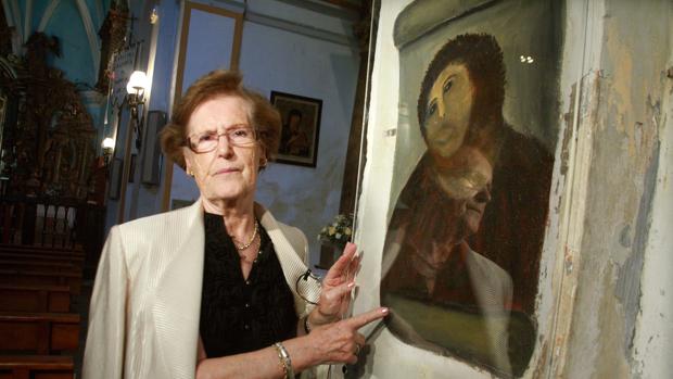 Cecilia Jiménez y el Eccehomo de Borja