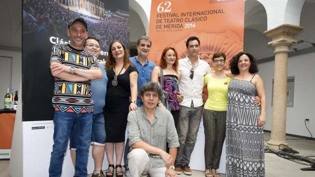 Presentación de «Los Pelópidas» en el Festival de Teatro de Mérida