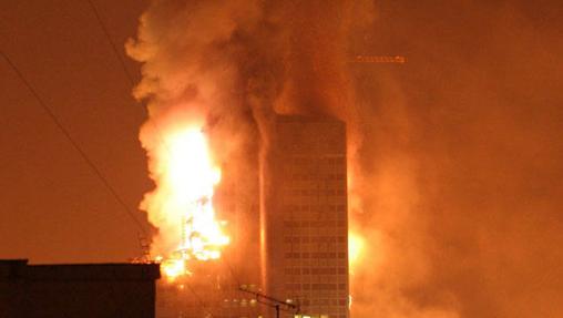 Incendio del edificio Windsor de Madrid