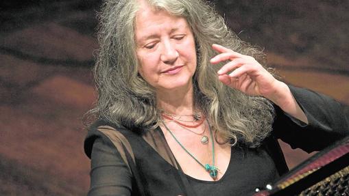 La pianista argentina Martha Argerich