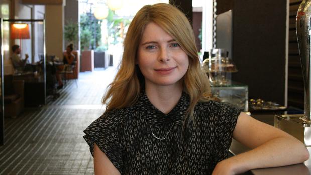 Emma Cline, fotografiada ayer en Barcelona