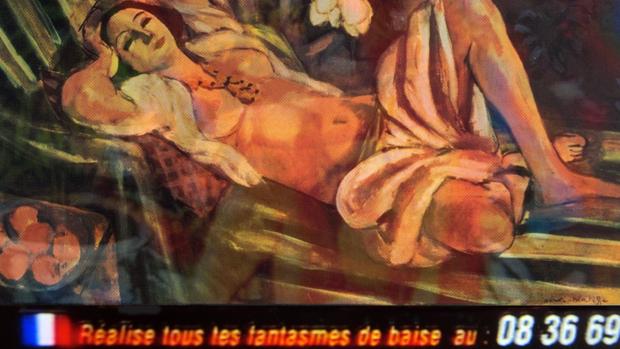 Una de las obras de López Cuenca en «Los bárbaros»
