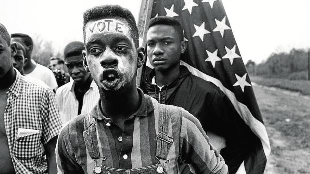 «Marcha de Selma, Alabama», foto tomada por Davidson en 1965