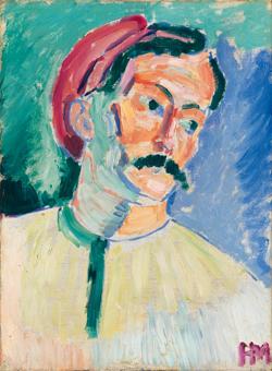 André Derain retratado por Matisse en 1905