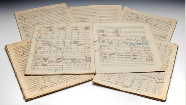 Partitura original de la Sinfonía Nº 2 «Resurrección», de Gustav Mahler