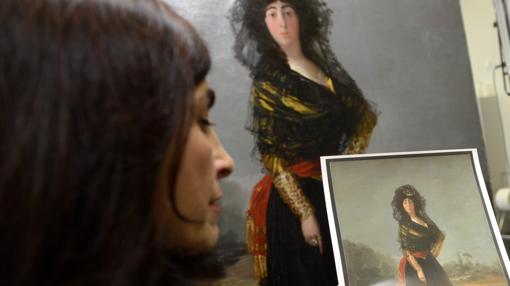 Los barnices amarillentos oxidados daban al fondo del cuadro un color verdoso. Ahora ha recuperado su tono grisáceo original