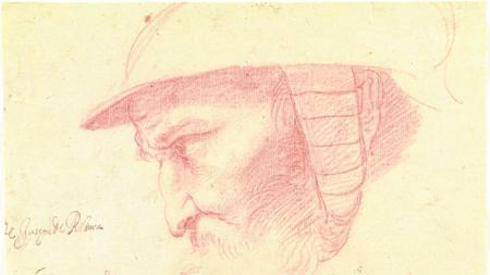 «Cabeza de guerrero» (1610), sanguina