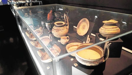 Algunas de las piezas presentes en la exposición «El cuerpo del delito»