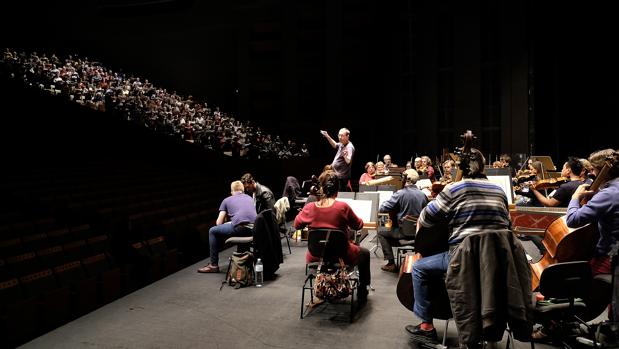 Ensayos del «Mesías» en el Maestranza