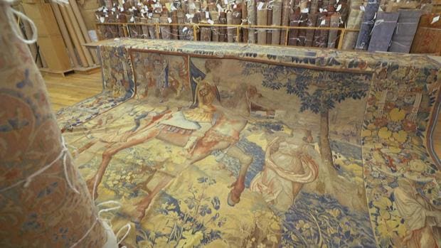 Hallan un tapiz de Enrique VIII en una tienda de alfombras de Nueva York