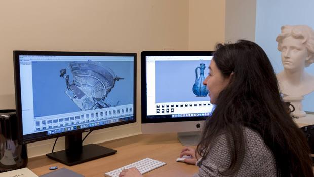En el Laboratorio de Humanidades Digitales trabajan en reconstrucción 3D