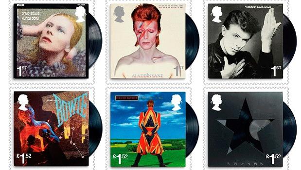 Los sellos llevarán imágenes de los álbumes más famosos de Bowie