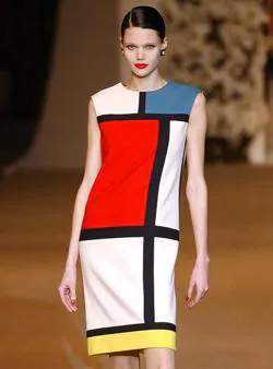 Vestido de la Colección Modrian de Yves Saint Laurent (1965)
