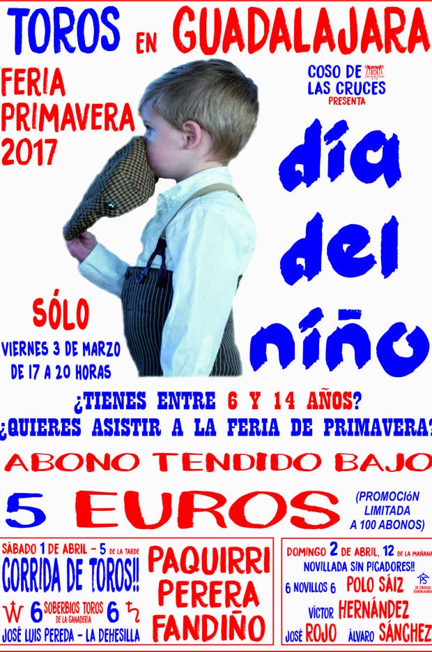 Un abono para los niños por cinco euros en la plaza de toros de Guadalajara