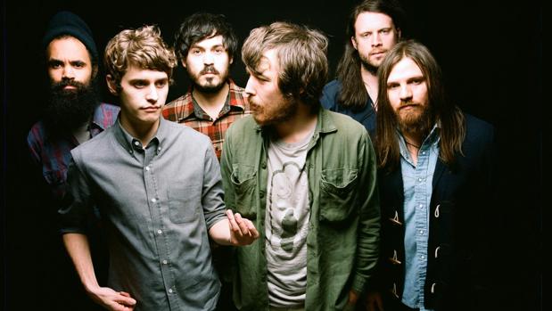 Los integrantes de Fleet Foxes, en una imagen promocional