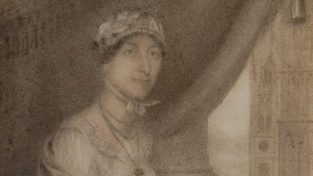 La escritora Jane Austen, que será homenajeada en el Museo del Traje