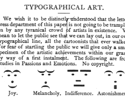 Emoticonos tipográficos en «Puck»