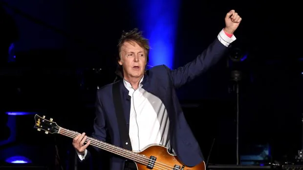 Paul McCartney en octubre de 2016 en un concierto en Indio, en California