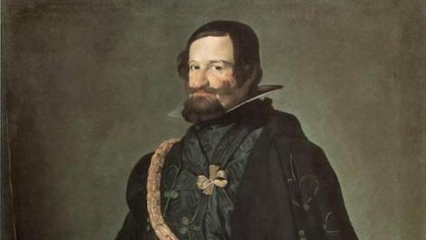 Detalle de «Gaspar de Guzmán, Conde-duque de Olivares», de Velázquez