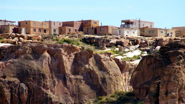 El pueblo de Acoma, en el peñón del mismo nombre