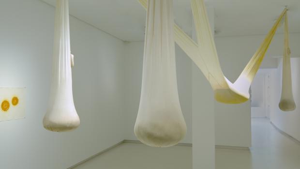 Pieza de Ernesto Neto para la exposición en Elvira González