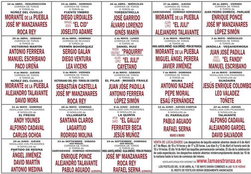 Toda la información de los carteles de toros de la Feria de Abril de Sevilla y Abono 2017